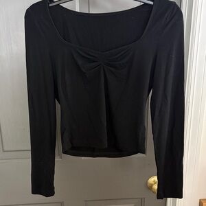 Black Long Sleeve Women's Top
